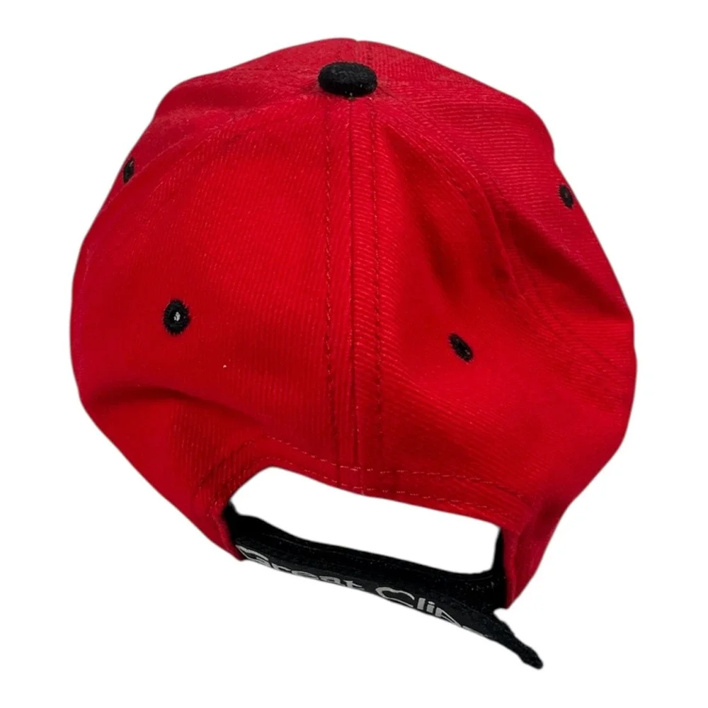 Great Clips‎ Racing Hat Cap Autographed NASCAR Red Black